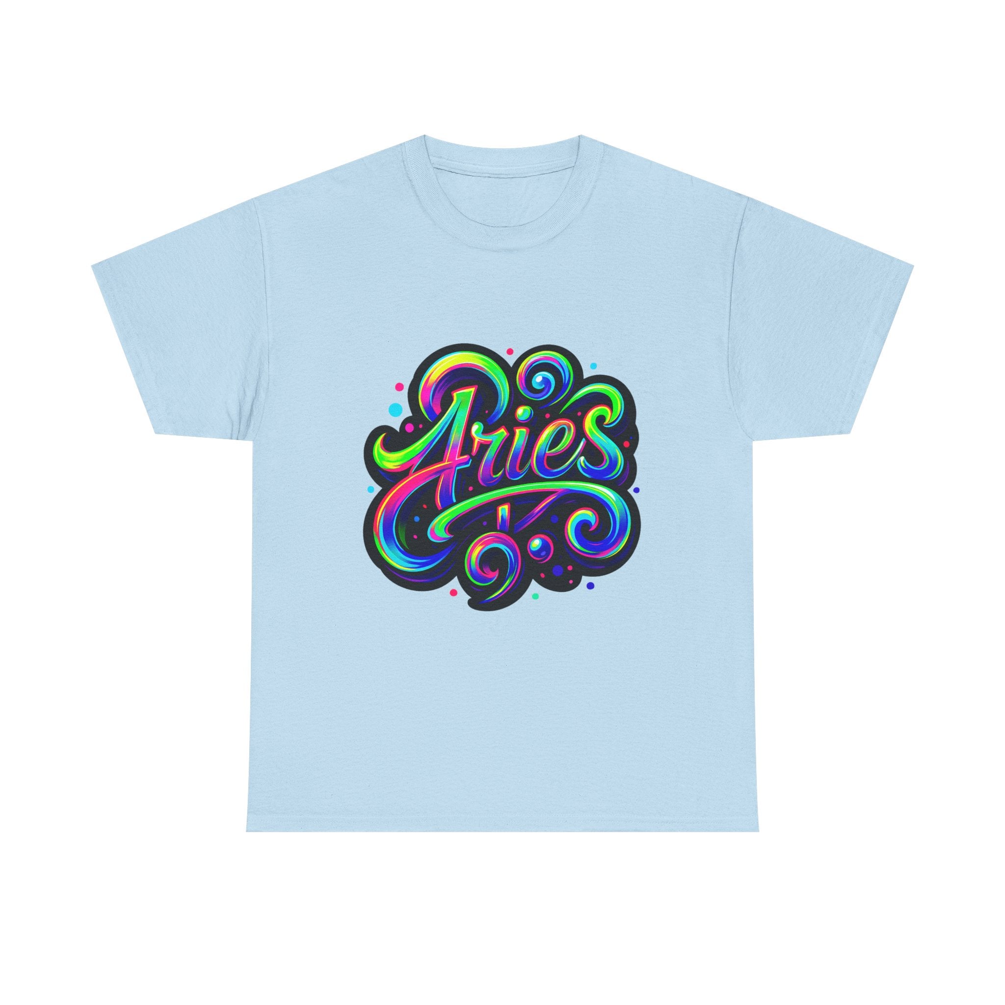Neon Aries Zodiac Tee