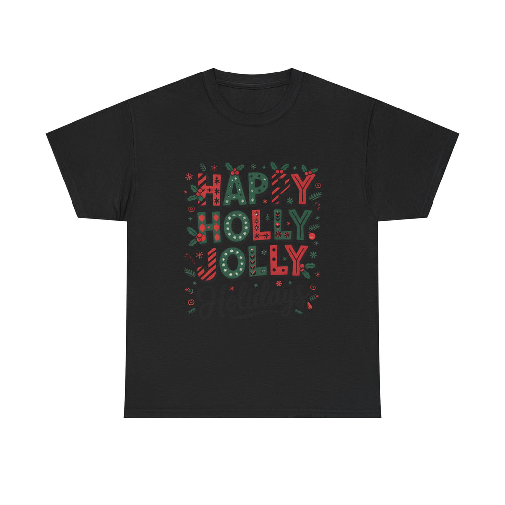 happy holly jolly graphic Tee