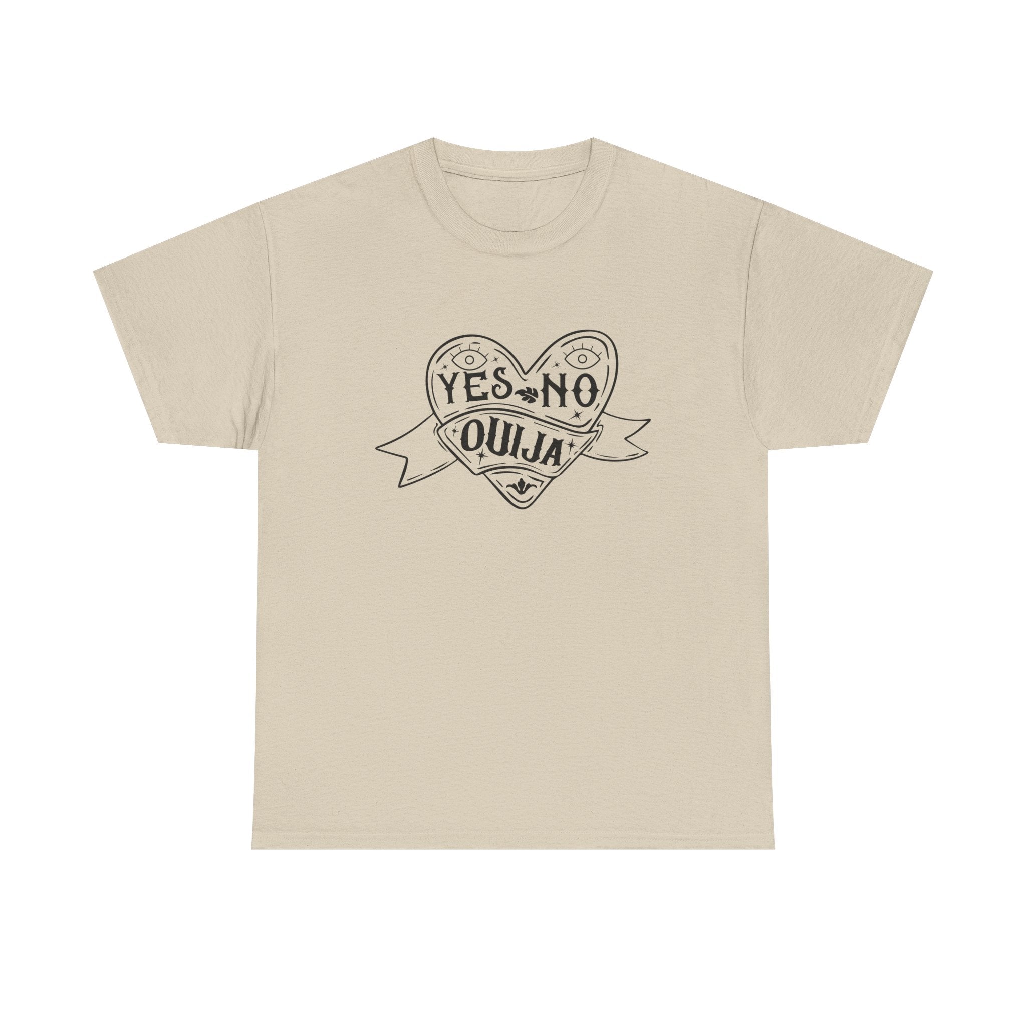 Unisex Tee - Yes No Ouija Graphic Print Shirt