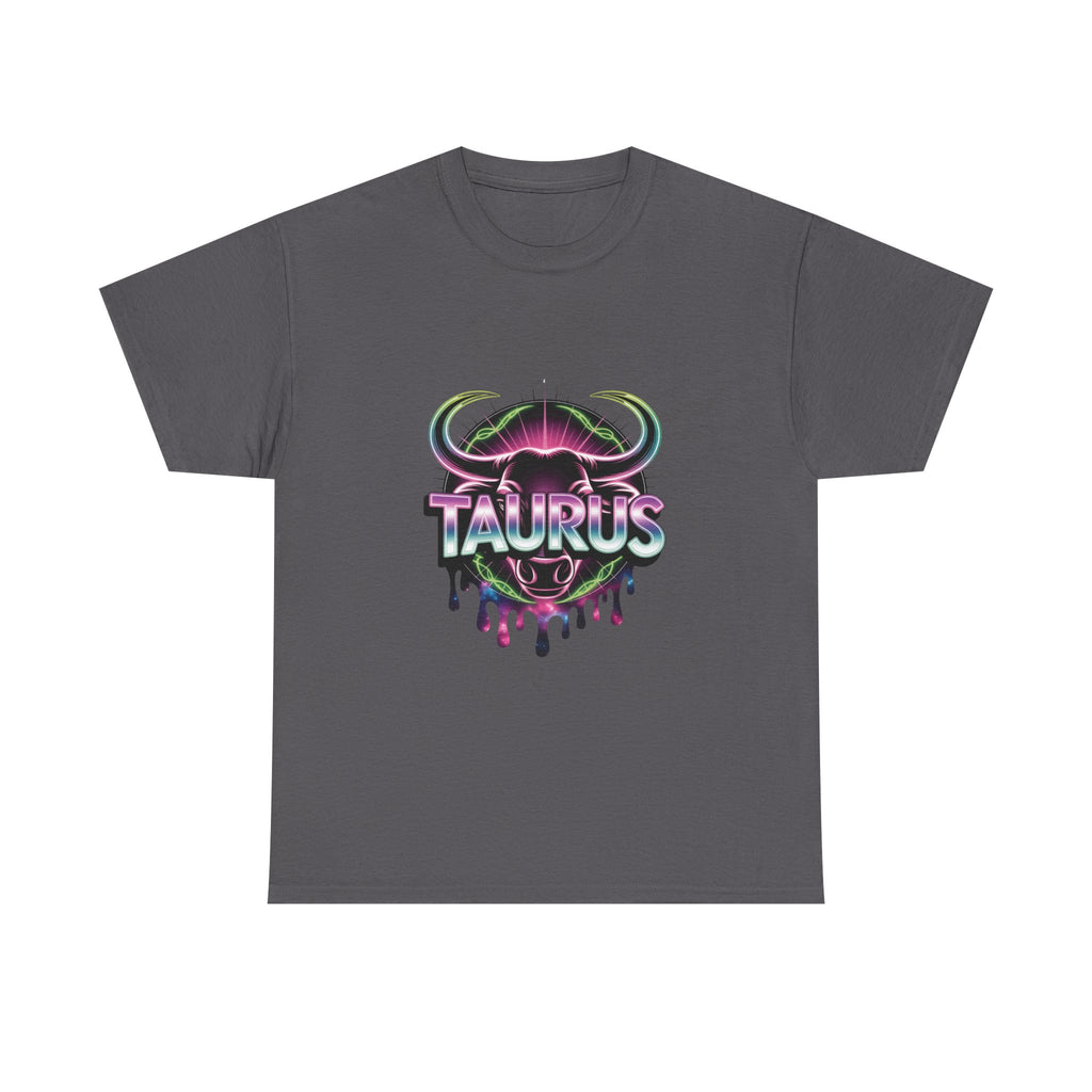 Neon Taurus Zodiac Tee