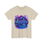 Neon Aquarius Zodiac Tee