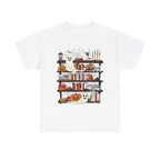 Funny Ghost Book Lovers Halloween Library Spooky Season Long Sleeve T-Shirt