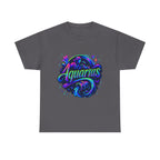 Neon Aquarius Zodiac Tee