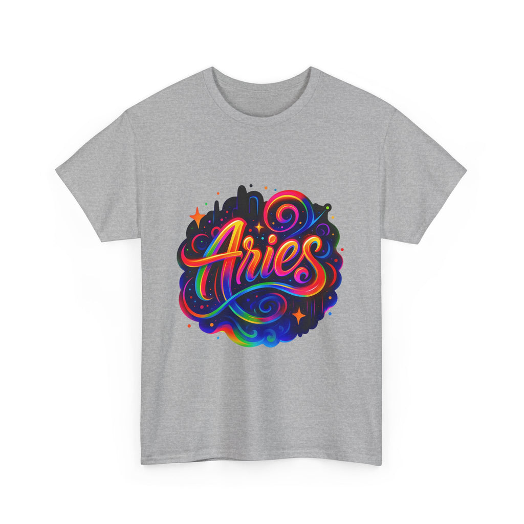 Neon Aries Zodiac Tee