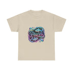 Neon Pisces Zodiac Tee