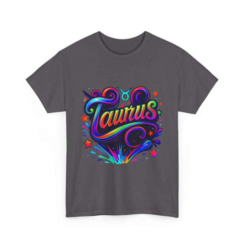 Neon Taurus Zodiac Tee