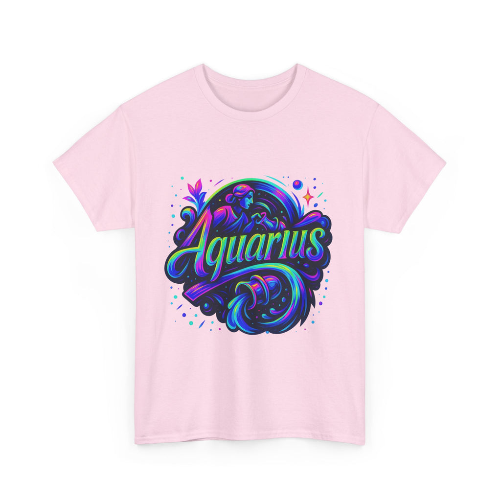 Neon Aquarius Zodiac Tee
