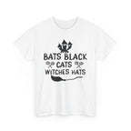 Bats Black Cats Witch Hats Tee