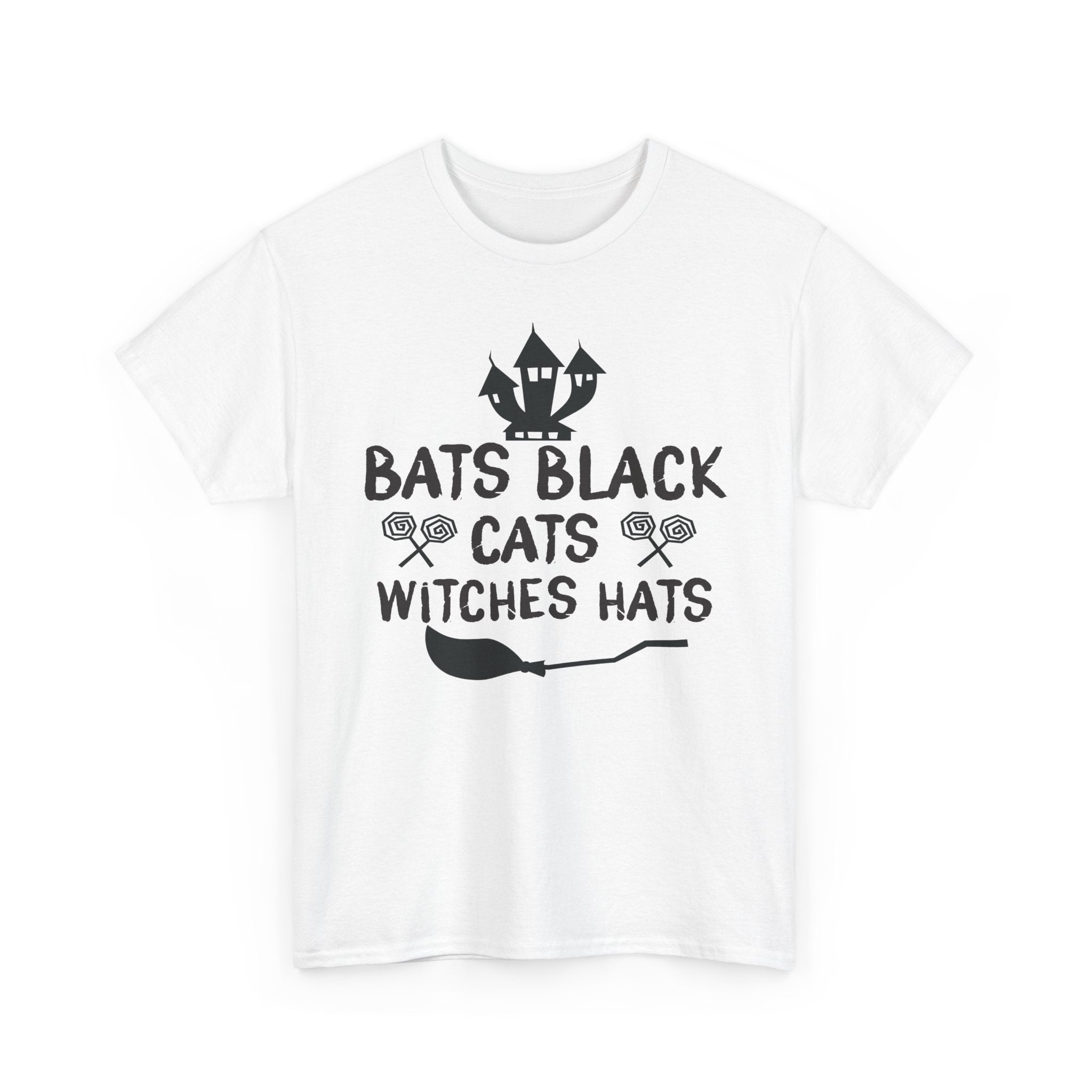 Bats Black Cats Witch Hats Tee