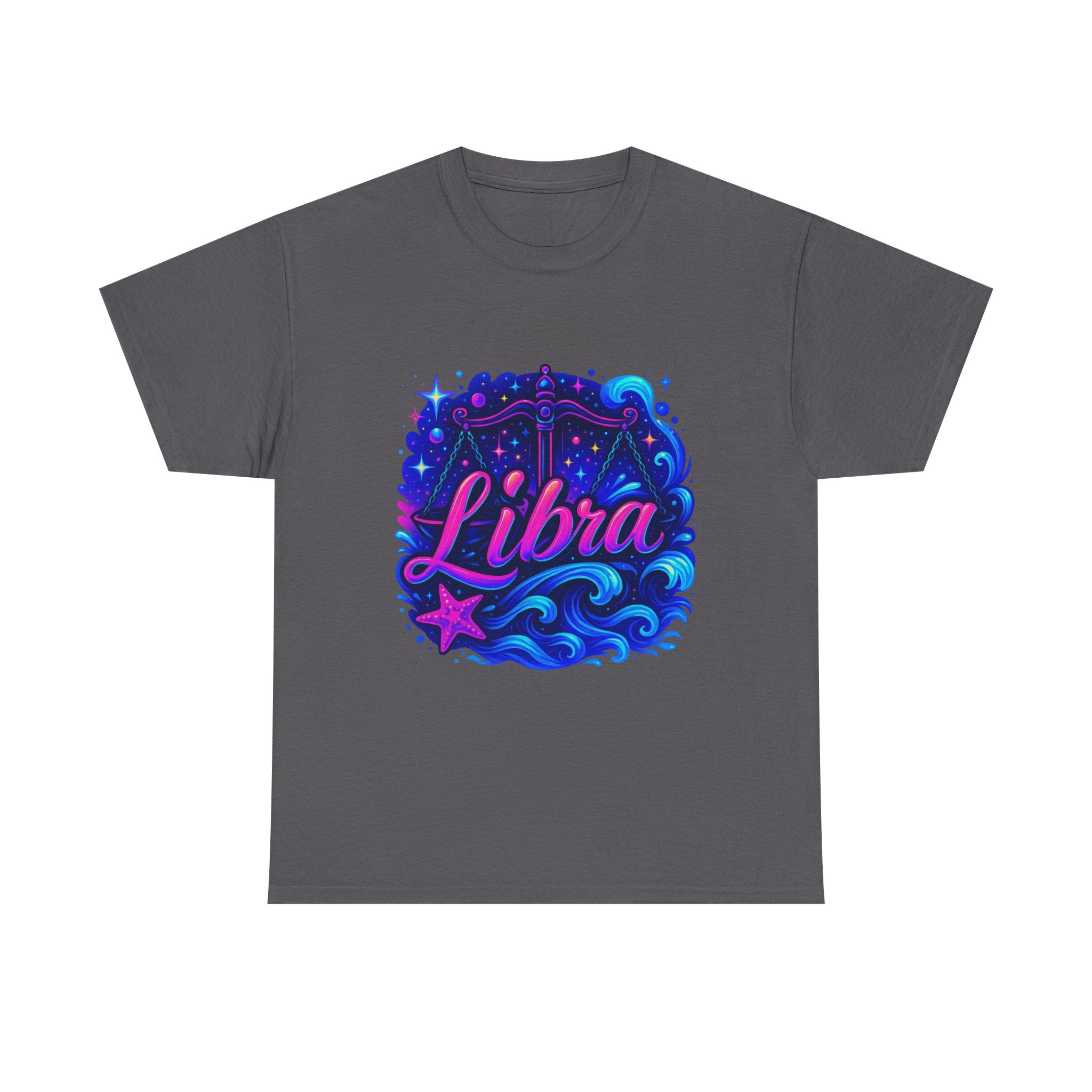 Neon Libra Zodiac Tee
