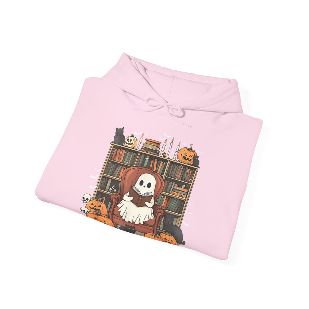 Ghost Library Halloween Hoodie