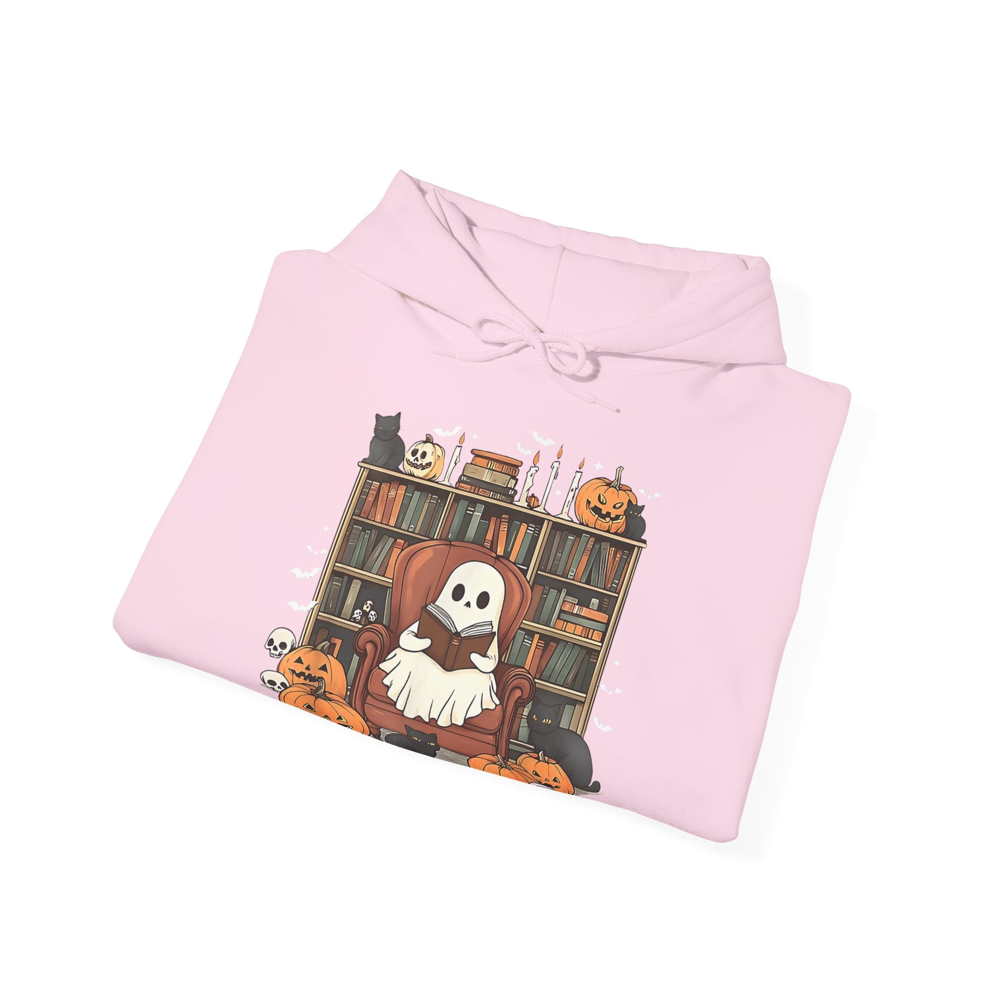 Ghost Library Halloween Hoodie