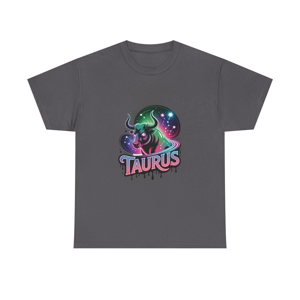 Neon Taurus Zodiac Tee
