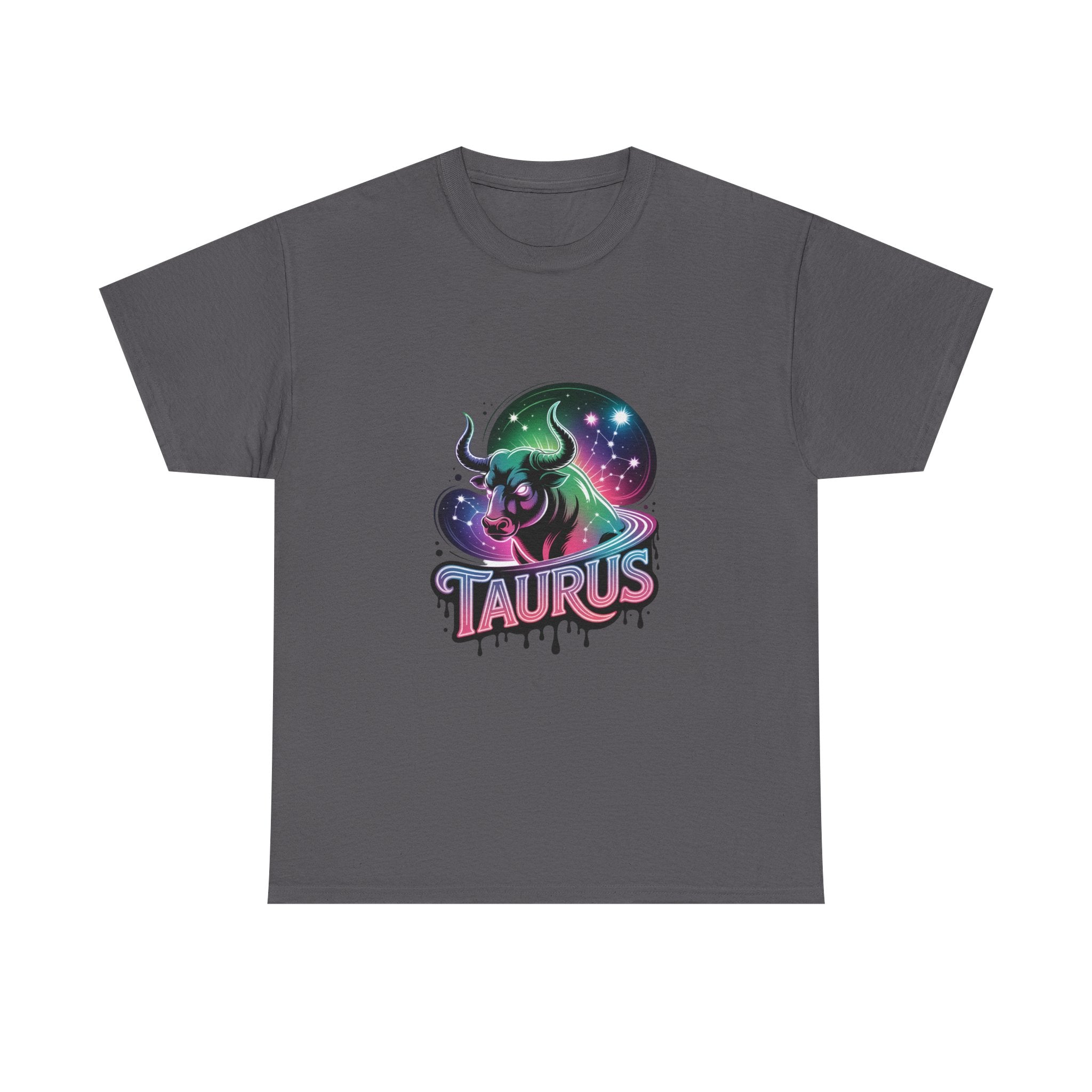 Neon Taurus Zodiac Tee