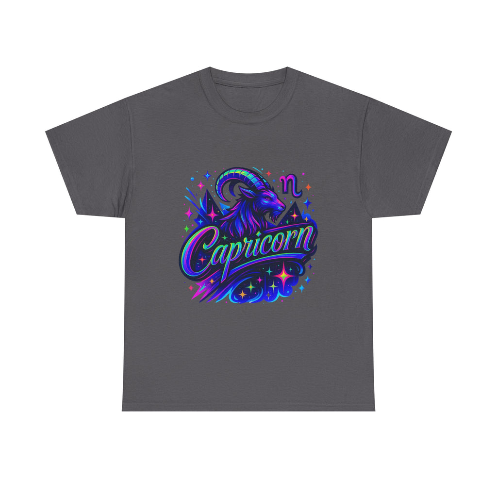 Neon Capricorn Zodiac Tee