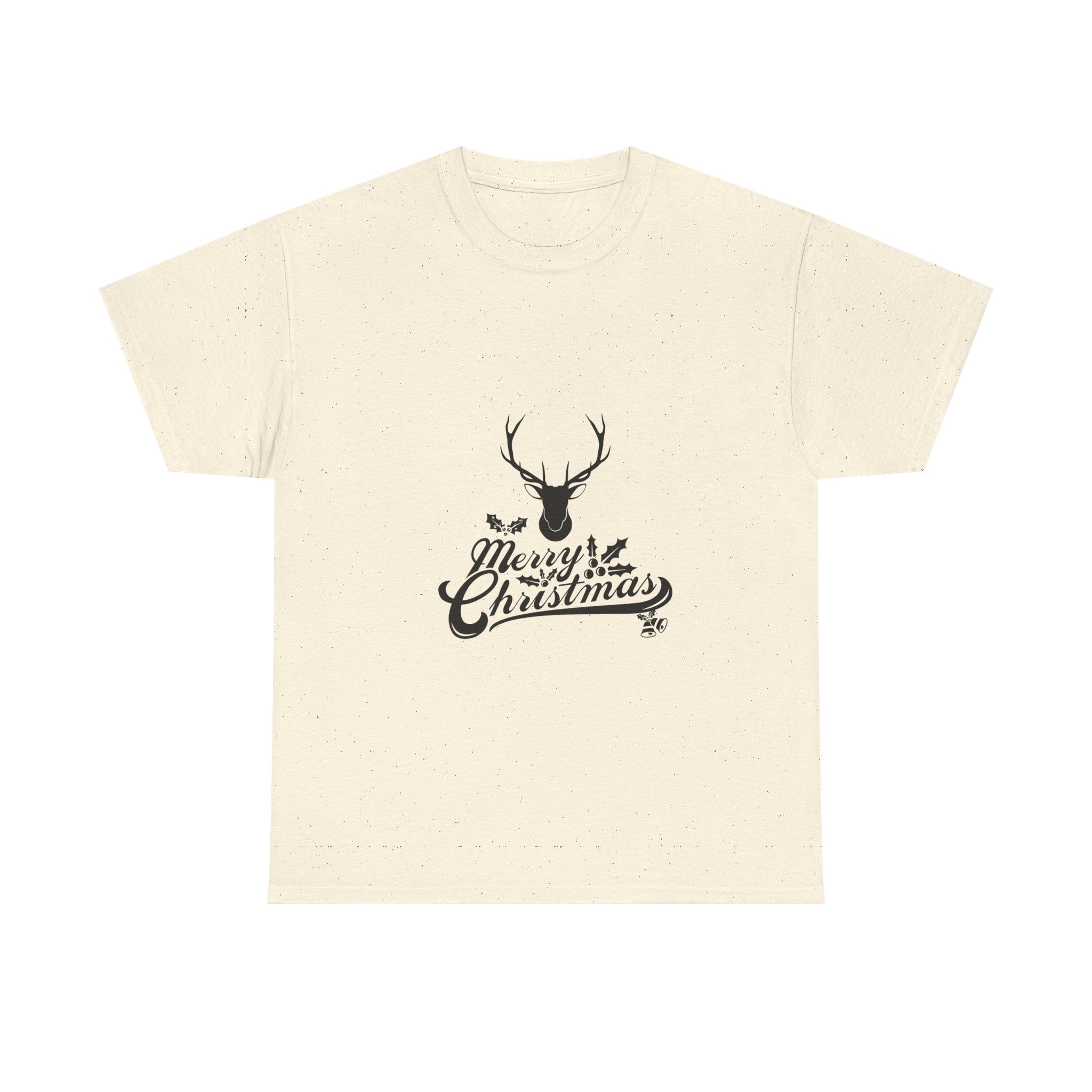 Deary Christmas Unisex Heavy Cotton Tee - Graphic Tee, Holiday T-Shirt, Festive Apparel, Winter Top, Novelty Xmas Shirt