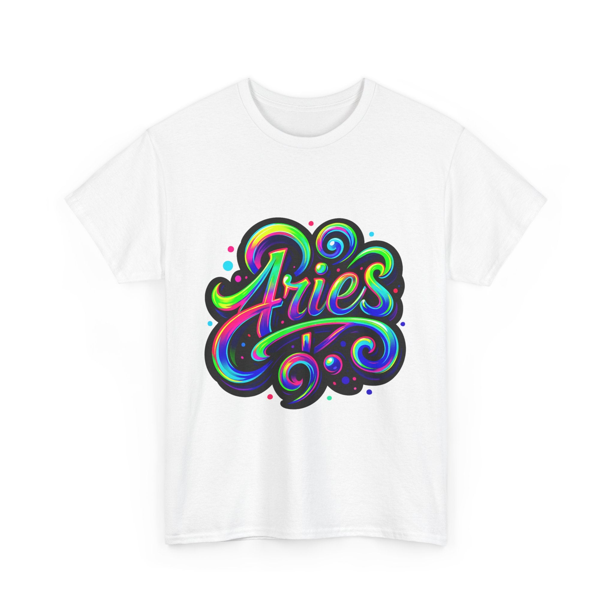 Neon Aries Zodiac Tee