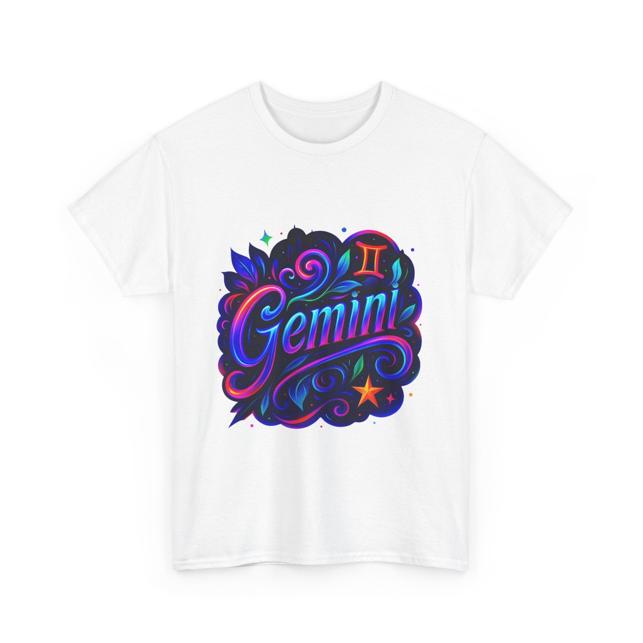 Neon Gemini Zodiac Tee