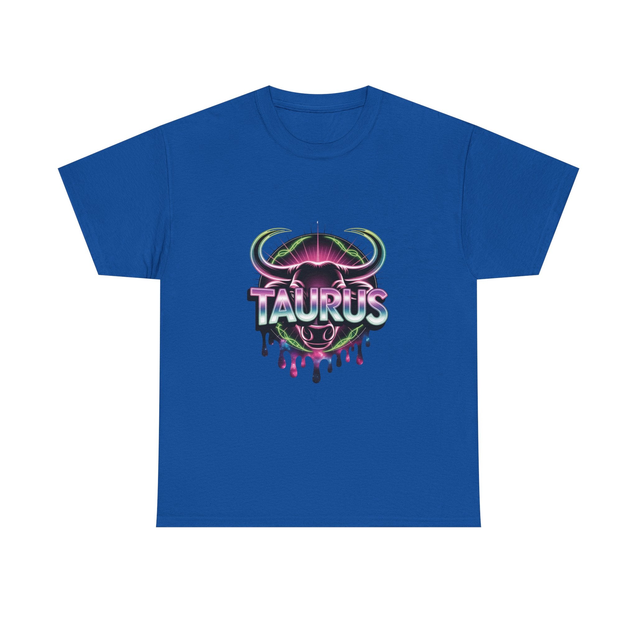 Neon Taurus Zodiac Tee