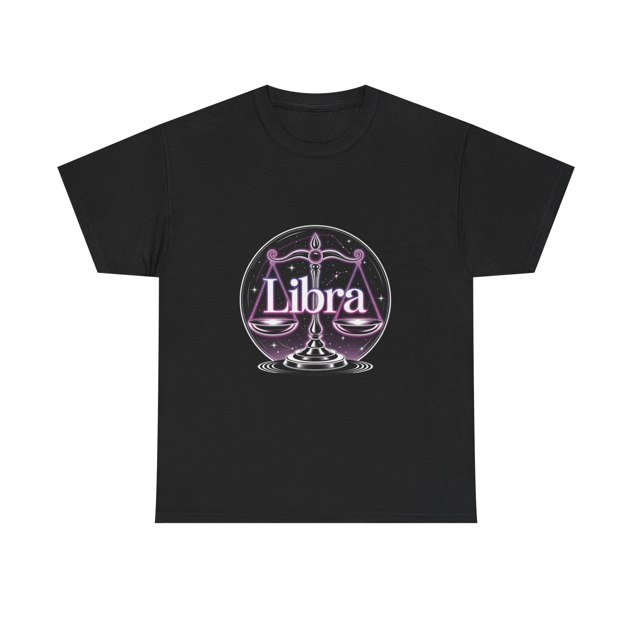 Neon Libra Zodiac Tee