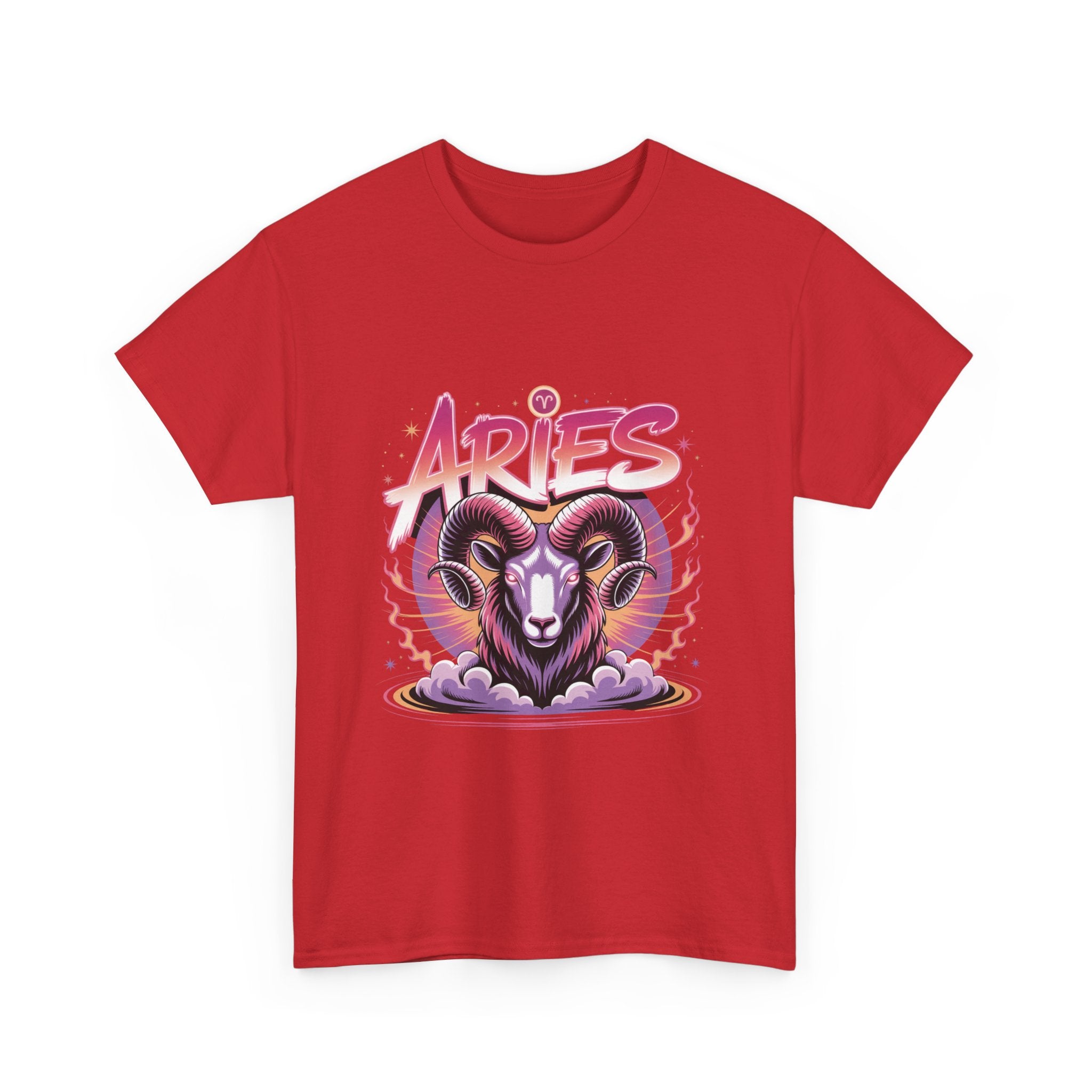 Neon Aries Zodiac Tee