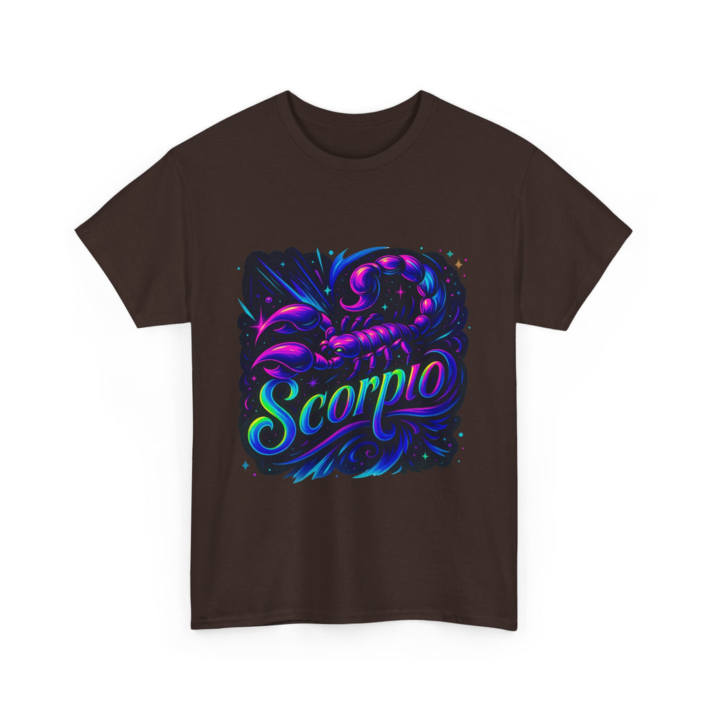 Neon Scorpio Zodiac Tee