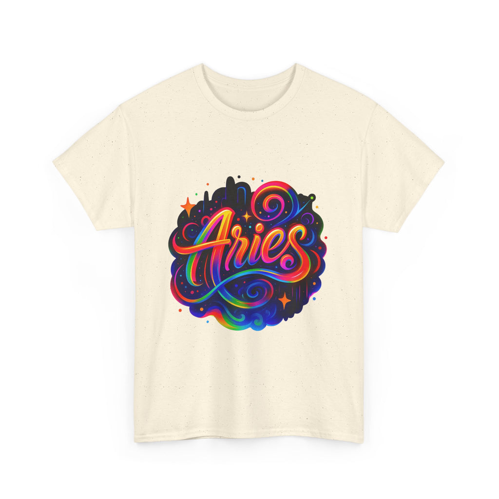 Neon Aries Zodiac Tee