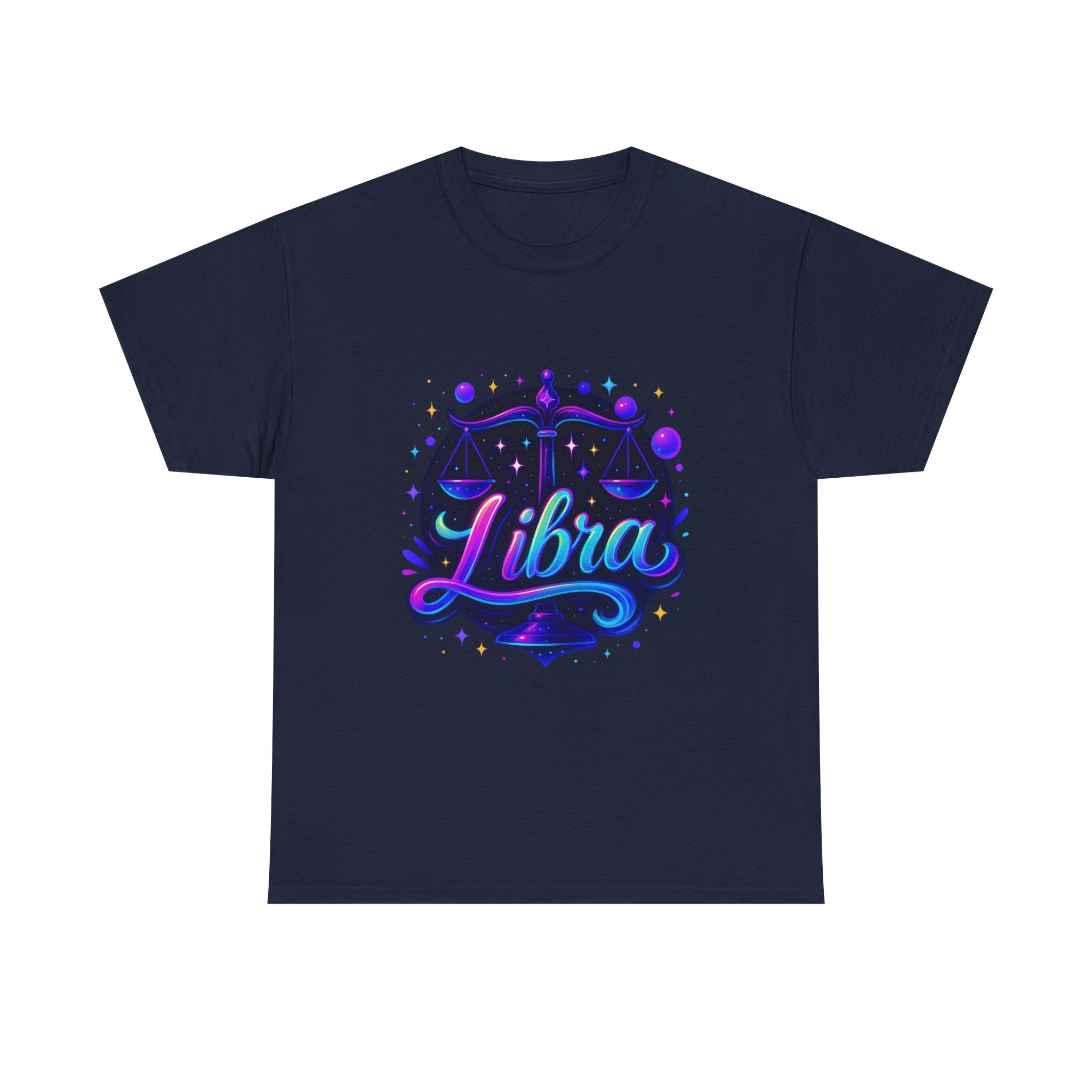 Neon Libra Zodiac Tee
