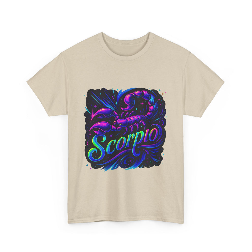 Neon Scorpio Zodiac Tee