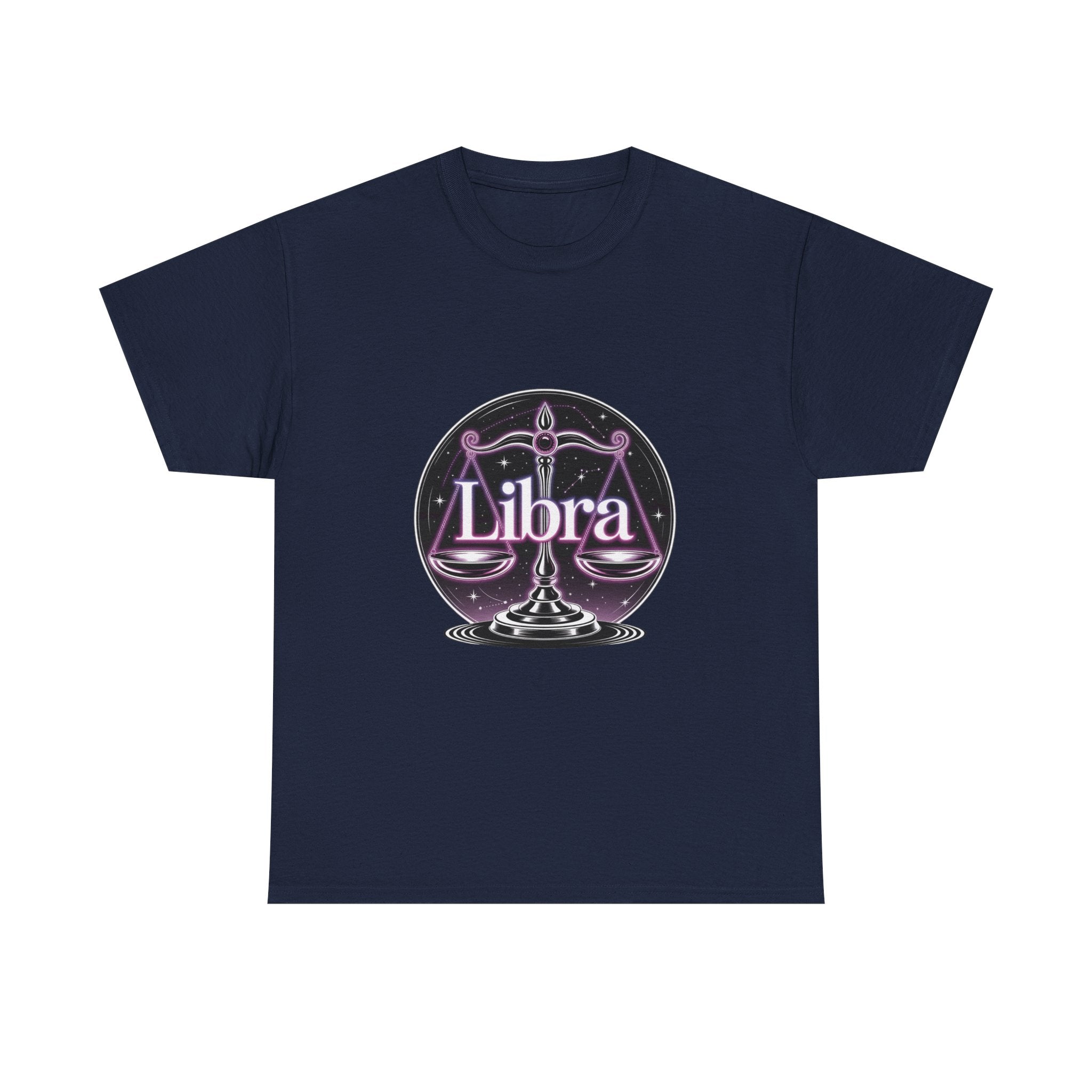 Neon Libra Zodiac Tee