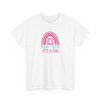 It's A Girl Unisex Tee, Baby Shower Gift, Gender Reveal Shirt, Pink Newborn Outfit, Pregnancy Announcement Top