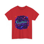Neon Sagittarius Zodiac Tee