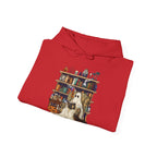 Ghost Reading Halloween Book Lover Hoodie