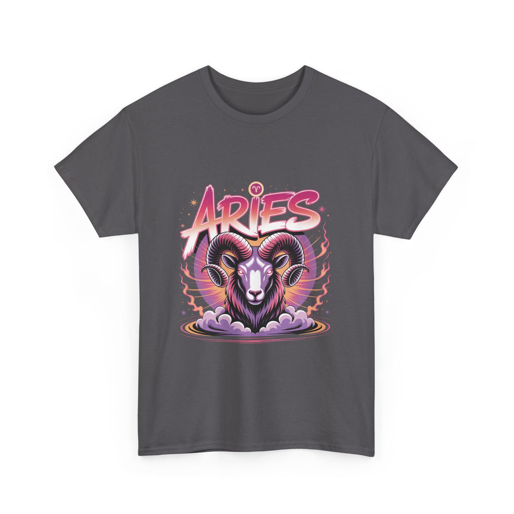 Neon Aries Zodiac Tee
