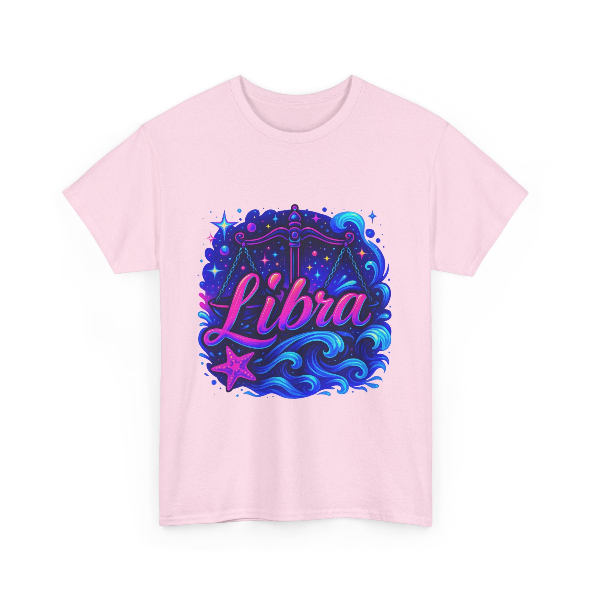 Neon Libra Zodiac Tee