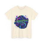 Neon Aquarius Zodiac Tee