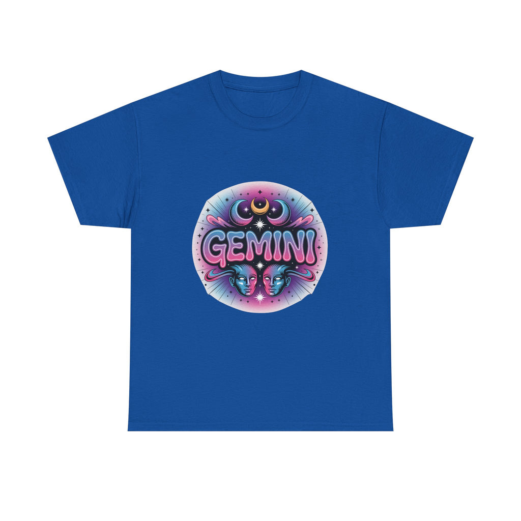 Neon Gemini Zodiac Tee