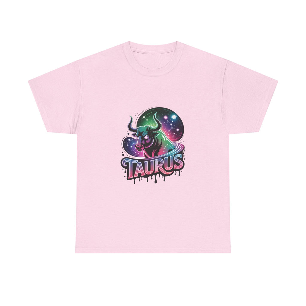 Neon Taurus Zodiac Tee