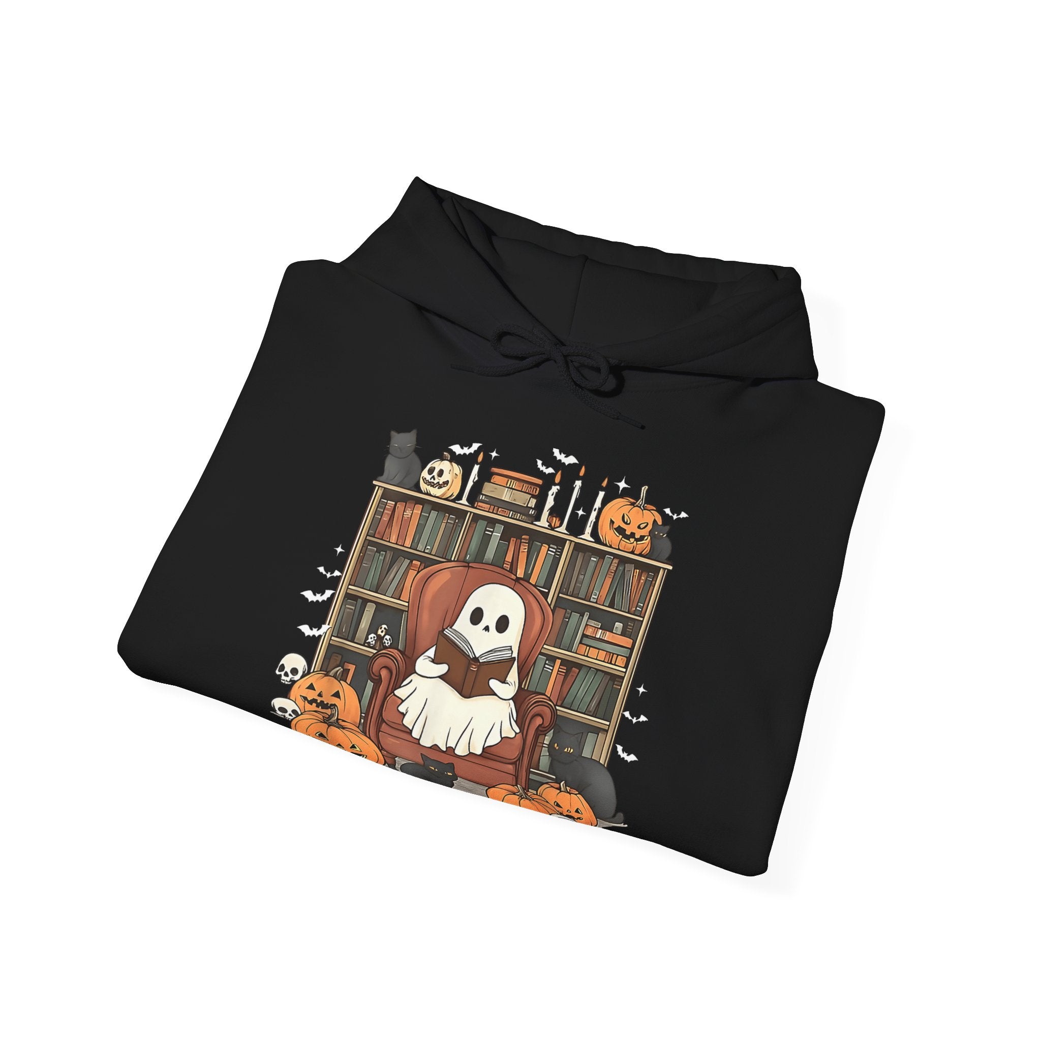 Ghost Library Halloween Hoodie