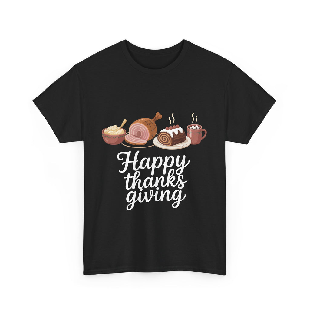 happy thanks giving graphic Tee