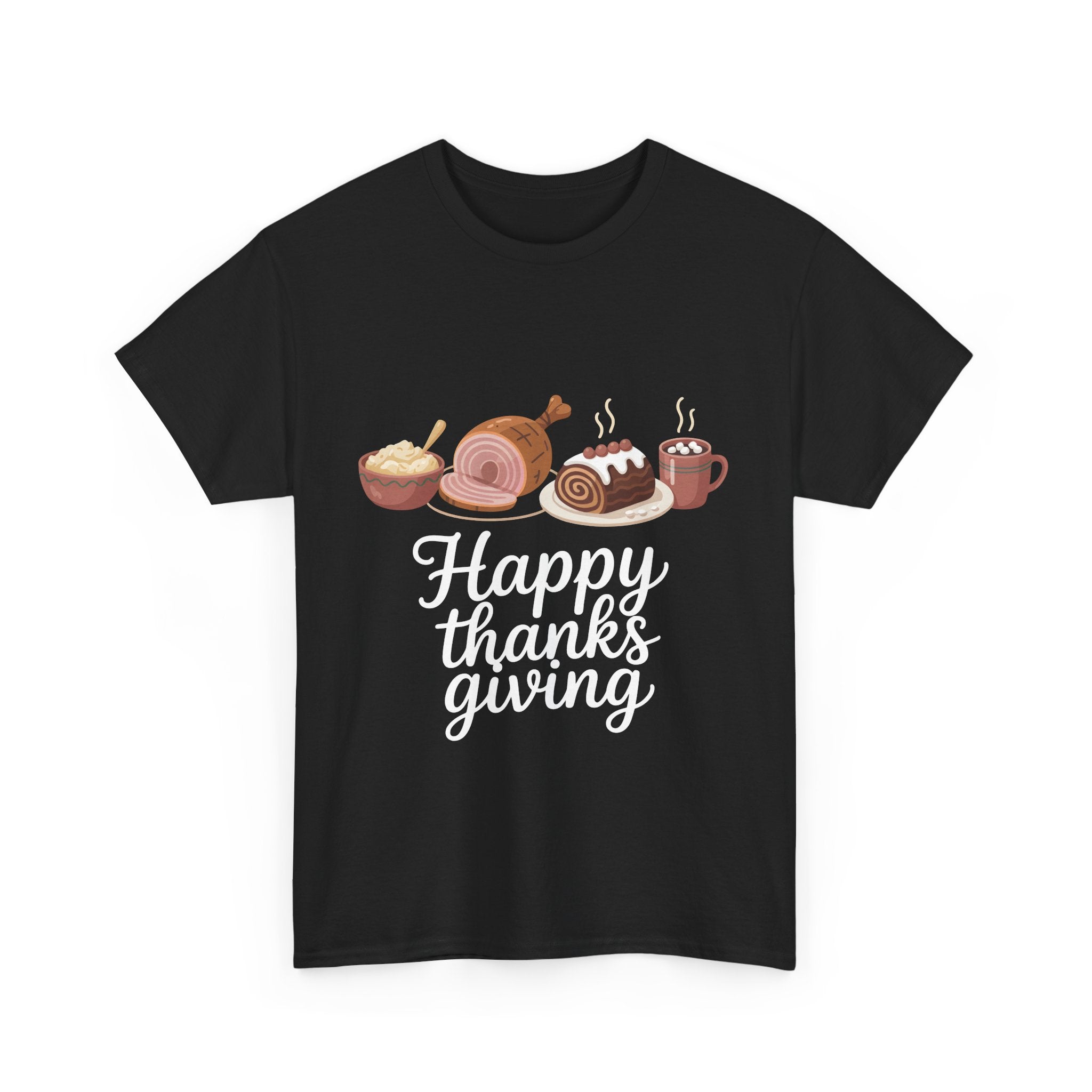 happy thanks giving graphic Tee