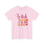 Witch Way To The Wine Halloween Tee