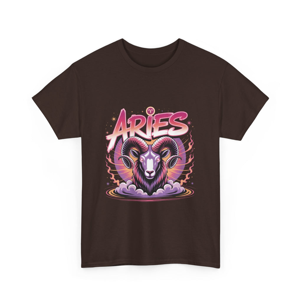 Neon Aries Zodiac Tee