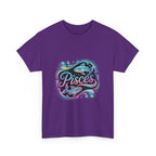 Neon Pisces Zodiac Tee