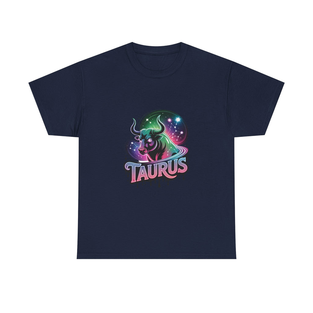 Neon Taurus Zodiac Tee