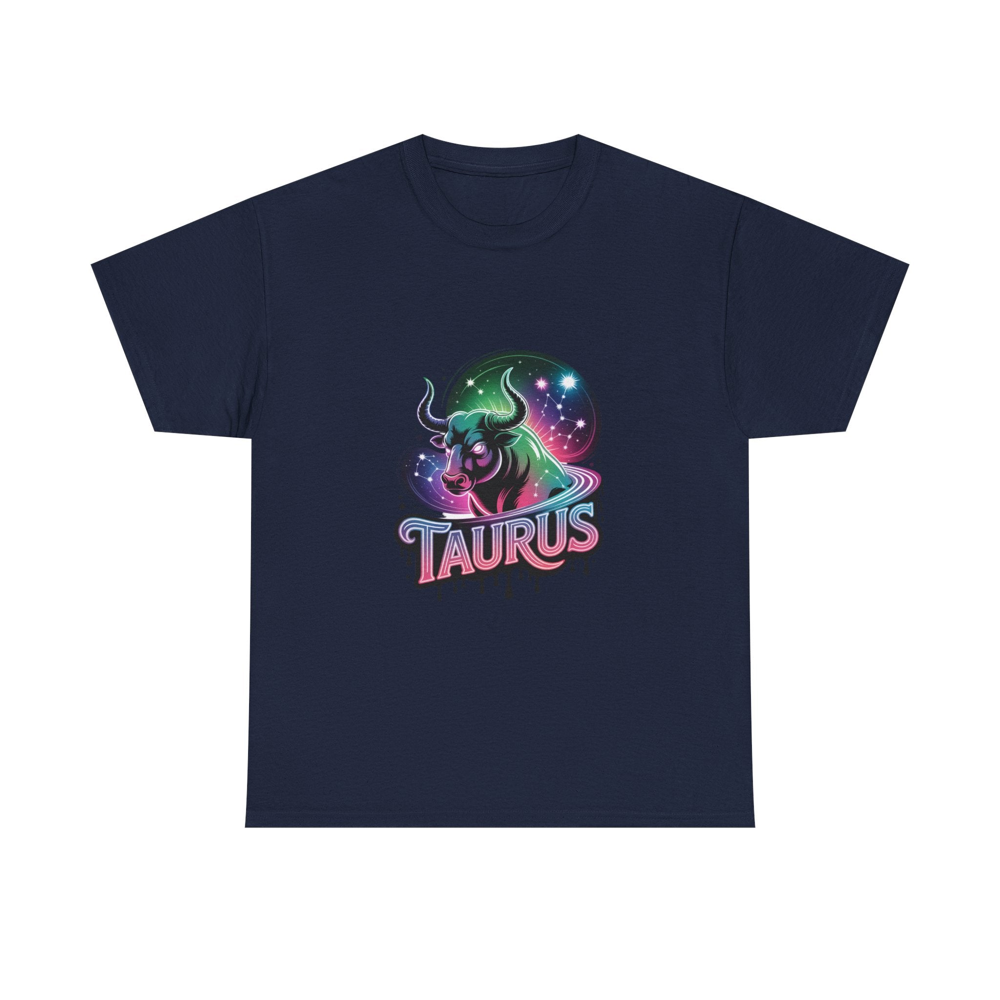 Neon Taurus Zodiac Tee