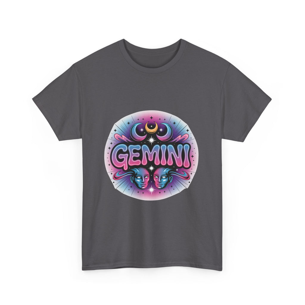 Neon Gemini Zodiac Tee