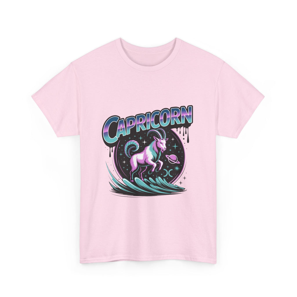 Neon Capricorn Zodiac Tee