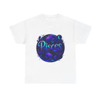 Neon Pisces Zodiac Tee