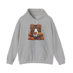 Cute Ghost Reading Book Nerd Halloween Hoodie